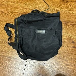Marc Jacobs nylon drawstring black backpack